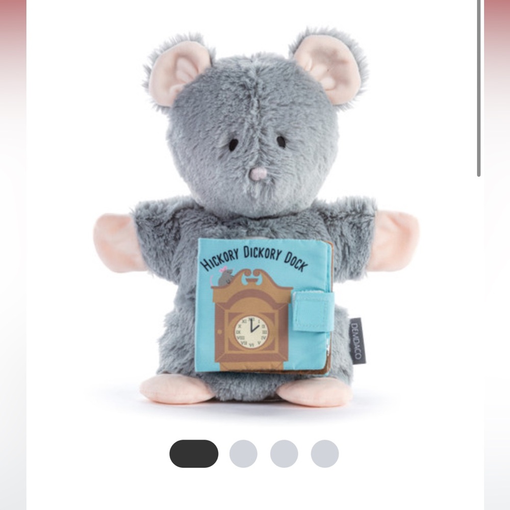 Demdaco Hickory Dickory Dock Puppet Book NWT